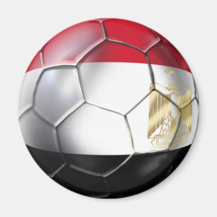 Aimant Crête égyptienne d'or de ballon de football
