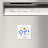 Aimant Crète Île Grèce Retro Vintage Vacances Souvenir (In Situ (Lave-vaisselle))