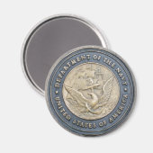 Aimant crête US NAVY, emblème (Recto/Verso)