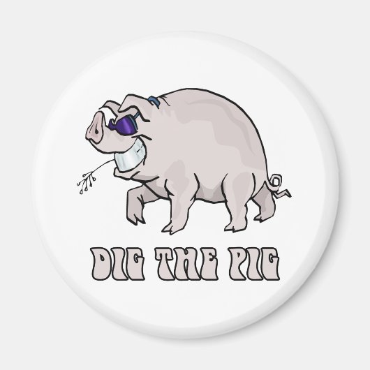 Aimant Creuser le cochon (Devant)
