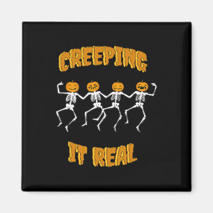 Aimant Crever Vrai Squelette Halloween Jack'o Lanterne