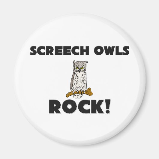 Aimant Crevet Owls Rock (Devant)