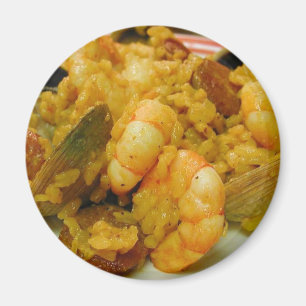 Aimant Crevettes de paella Couvre-saucisses Riz