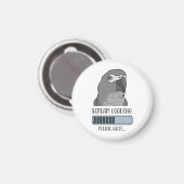 Aimant Cri Chargement du gris africain (Recto/Verso)