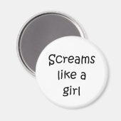 Aimant Cri Comme Une Fille (Recto/Verso)