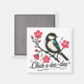 Aimant cri de mésange dé-dé-dé (Recto/Verso)