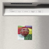 Aimant Cricket : Red Hard Ball Art Print (In Situ (Lave-vaisselle))