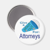 Aimant Criez pour les avocats (Recto/Verso)