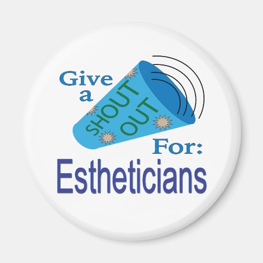 Aimant Criez pour les esthéticiens (Devant)