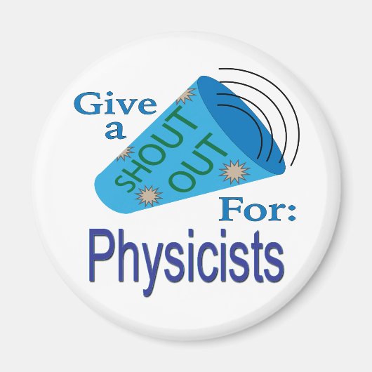 Aimant Criez pour les physiciens (Devant)