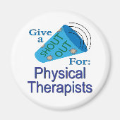 Aimant Criez pour les physiothérapeutes (Devant)