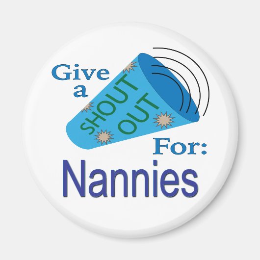Aimant Criez pour Nannies (Devant)