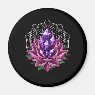Aimant Cristal spirituel Lotus