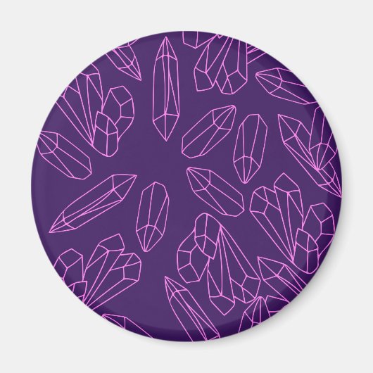 Aimant Cristaux mystiques (Devant)