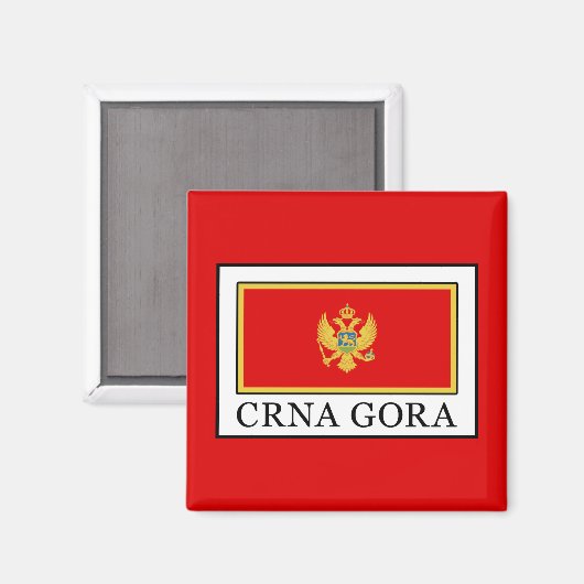 Aimant Crna Gora (Recto/Verso)