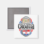 Aimant Croatie (Recto/Verso)