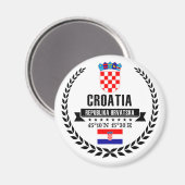 Aimant Croatie (Recto/Verso)