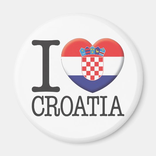 Aimant Croatie (Devant)