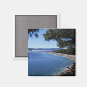 Aimant Croatie, Brac Island, Bol, Golden Cape Beach 2 (Recto/Verso)