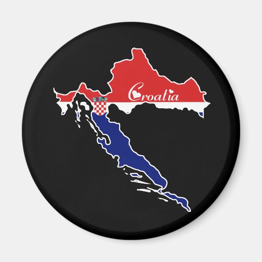 Aimant Croatie cool (Devant)