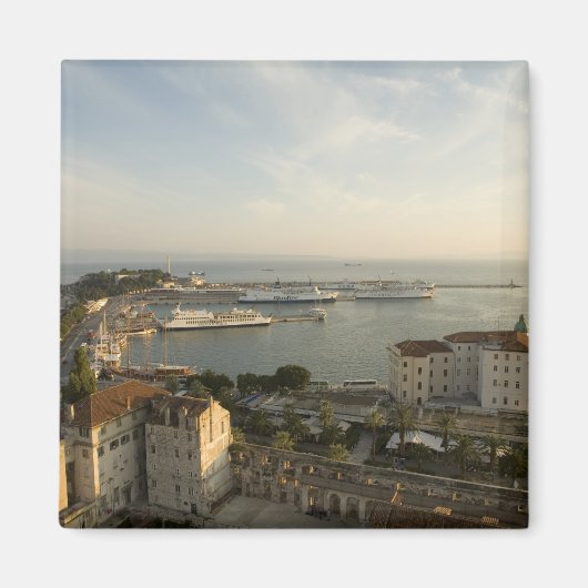 Aimant Croatie, Dalmatie, Split. Vue de Riva (Devant)