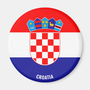 Aimant Croatie Drapeau charmant patriotique