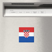 Aimant Croatie : Drapeau de Croatie (In Situ (Lave-vaisselle))