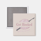 Aimant crochet drôle citation crochet disant (Recto/Verso)