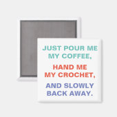 Aimant Crochet et blague café (Recto/Verso)