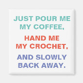 Aimant Crochet et blague café (Devant)
