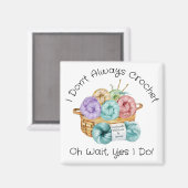 Aimant Crochet Funny Personnalisé (Recto/Verso)