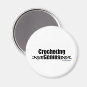 Aimant Crocheting Genius DNA Merchandises (Recto/Verso)