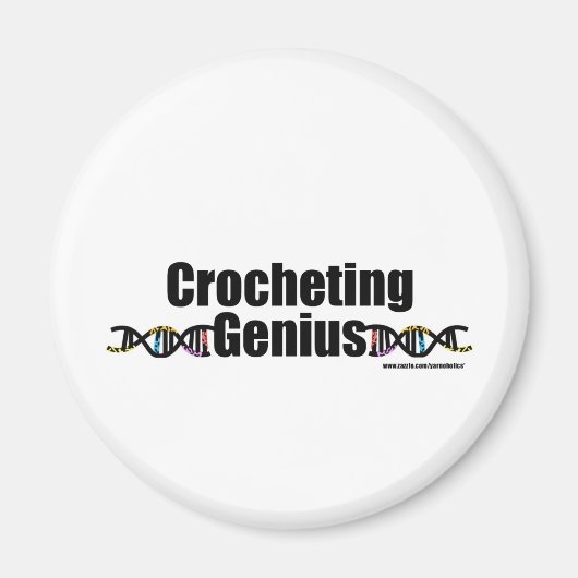 Aimant Crocheting Genius DNA Merchandises (Devant)