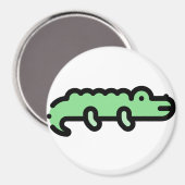 Aimant Crocodile (Recto/Verso)