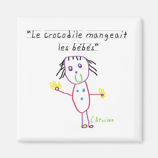 Aimant Crocodile (Devant)