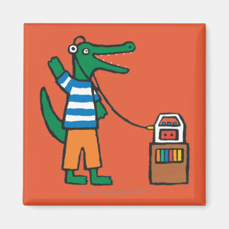 Aimant Crocodile cool écoute de la musique
