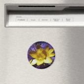 Aimant Crocus jaune numérique (In Situ (Lave-vaisselle))