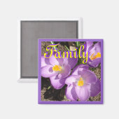 Aimant crocusfamilyaimnet (Recto/Verso)