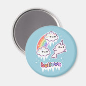 Aimant Croire en Narwhals (Recto/Verso)