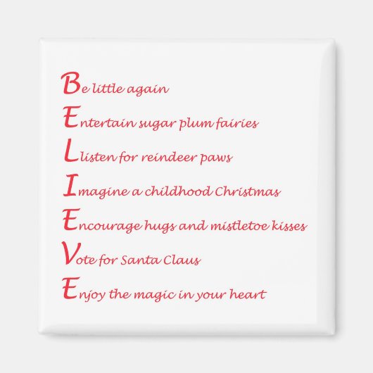 Aimant Croire l'aimant (Devant)