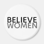 Aimant "Crois aux femmes" (Devant)