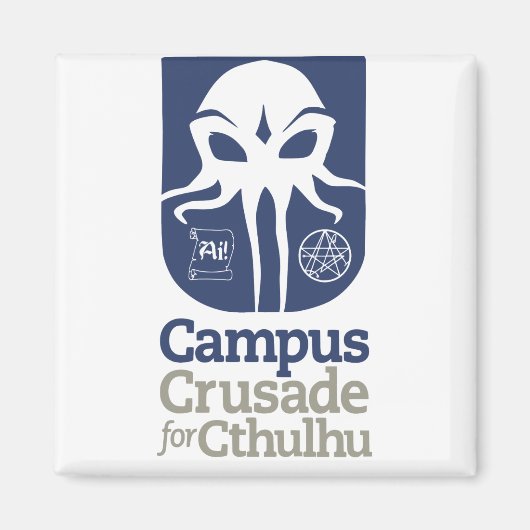 Aimant Croisade de campus pour Cthulhu (Devant)