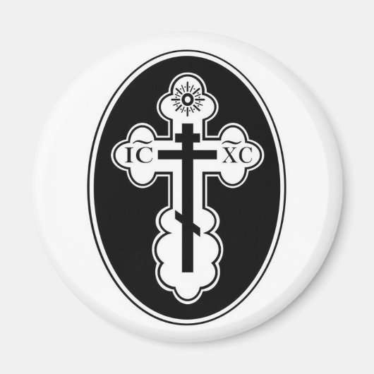 Aimant croisé orthodoxe (Devant)