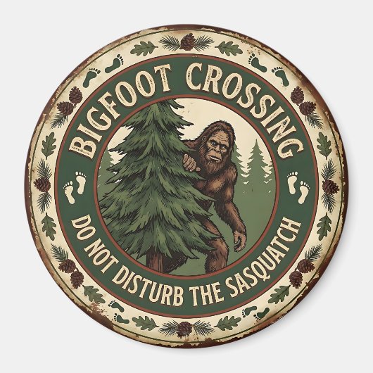 Aimant Croisement de Bigfoot (Devant)
