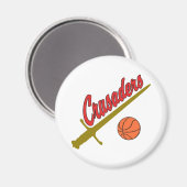 Aimant Croisés, blanc (Recto/Verso)