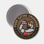 Aimant Croiseur de viande de porc (Recto/Verso)