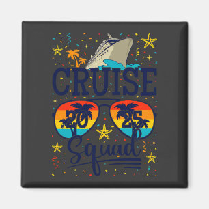 Aimant Croisière 2025 Carré de vacances de croisière