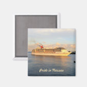 Aimant Croisière à Nassau (Recto/Verso)