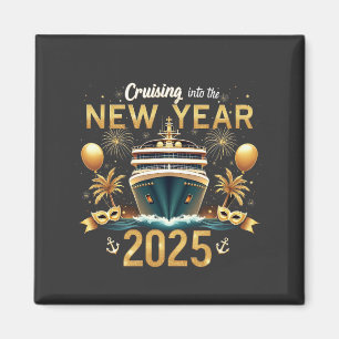 Aimant Croisière au Nouvel An 2025 Eve Family Crew