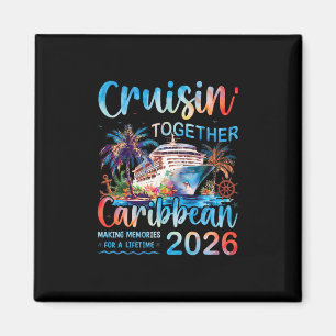 Aimant Croisière aux Caraïbes 2026 Vacances en famille Cr